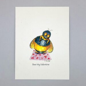 Bee My Valentine - Just Bee & Me Greeting Cards