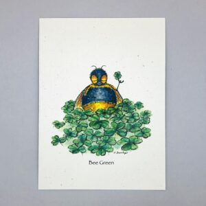 Bee Green - Just Bee & Me Greeting Cards