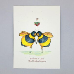 Beelieve in Love this Holiday Season - Just Bee & Me Greeting Cards