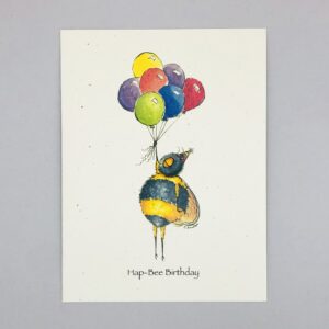 Hap-Bee Birthday - Just Bee & Me Greeting Cards