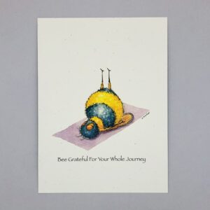 Bee Grateful For The Whole Journey - Just Bee & Me Greeting Cards