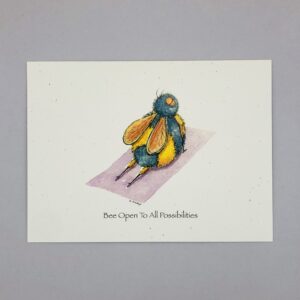 Bee Open To All Possibilities - Just Bee & Me Greeting Cards