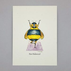 Bee Balanced - Just Bee & Me Greeting Cards