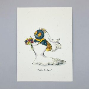 Bride To Bee Dress - Just Bee & Me Greeting Cards
