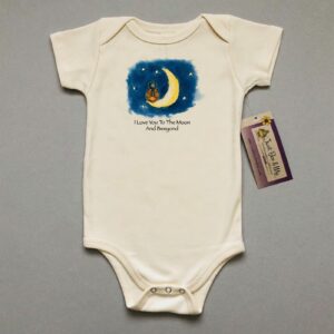 'I Love You to the Moon and Beeyond' Baby Onesie