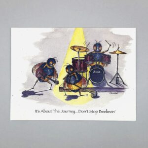 Journey Beelievin Band  - Just Bee & Me Greeting Cards