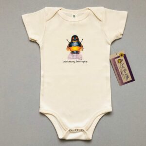 'Don't Worry Bee Happy' Baby Onesie