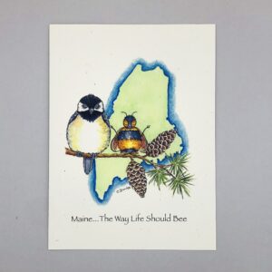 Maine - Just Bee & Me Greeting Cards
