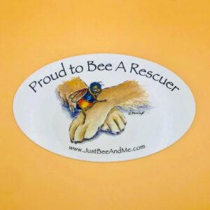 Bee a Rescuer Bumper Sticker