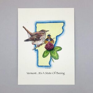 Vermont - Just Bee & Me Greeting Cards