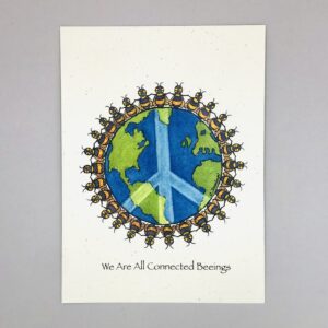 We are all Connected - Just Bee & Me Greeting Cards